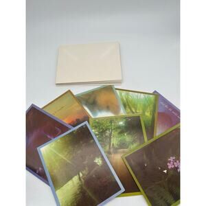 Lot of 8 Sunshine Greeting Cards Unused Friendship Congrats Nature Art Cards